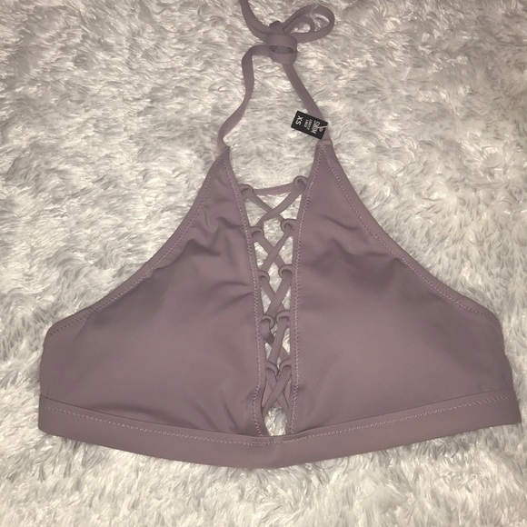 E18 Vs PINK swim halter top - Picture 1 of 3